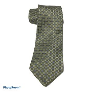 Nordstrom 100% Silk Necktie Geometric Pattern